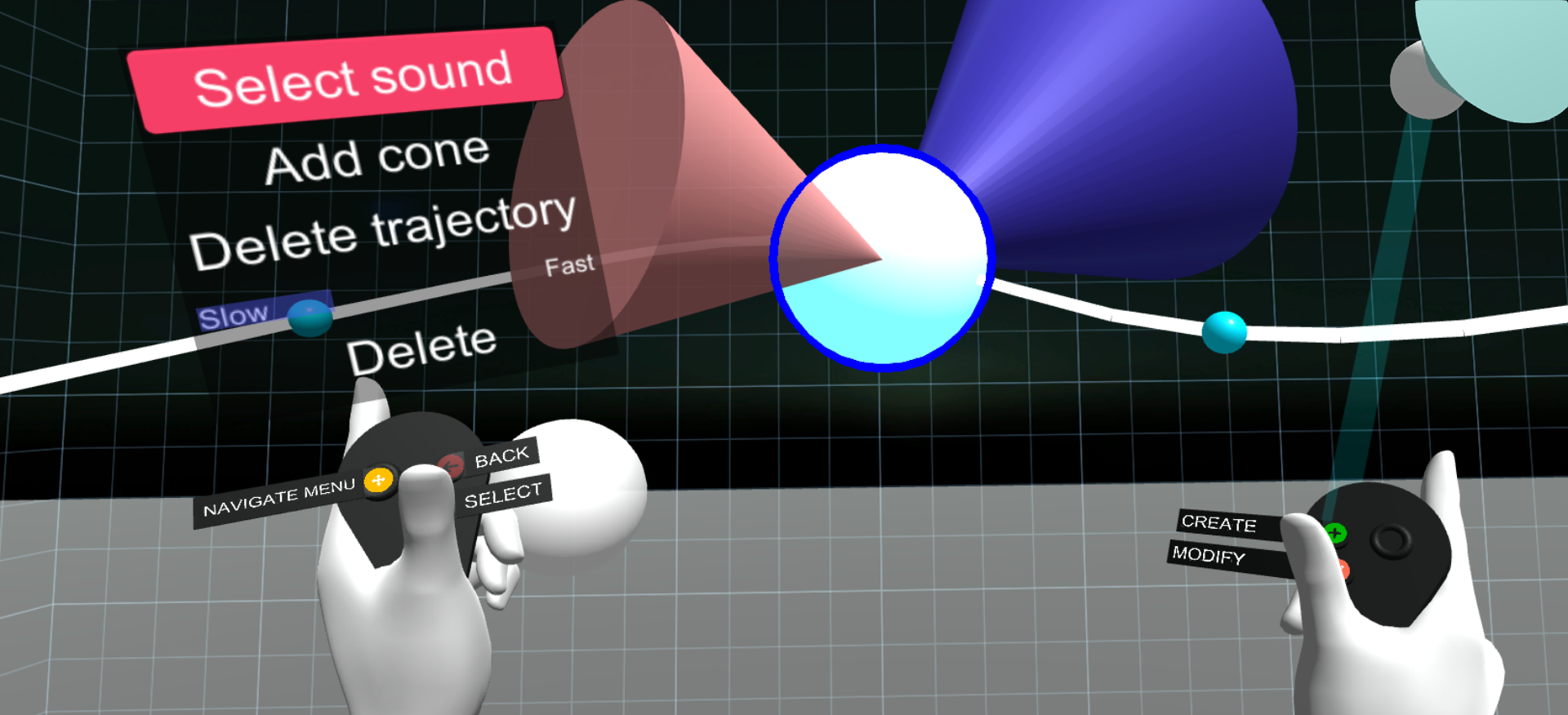 Figure 2: A screenshot from Inviso VR